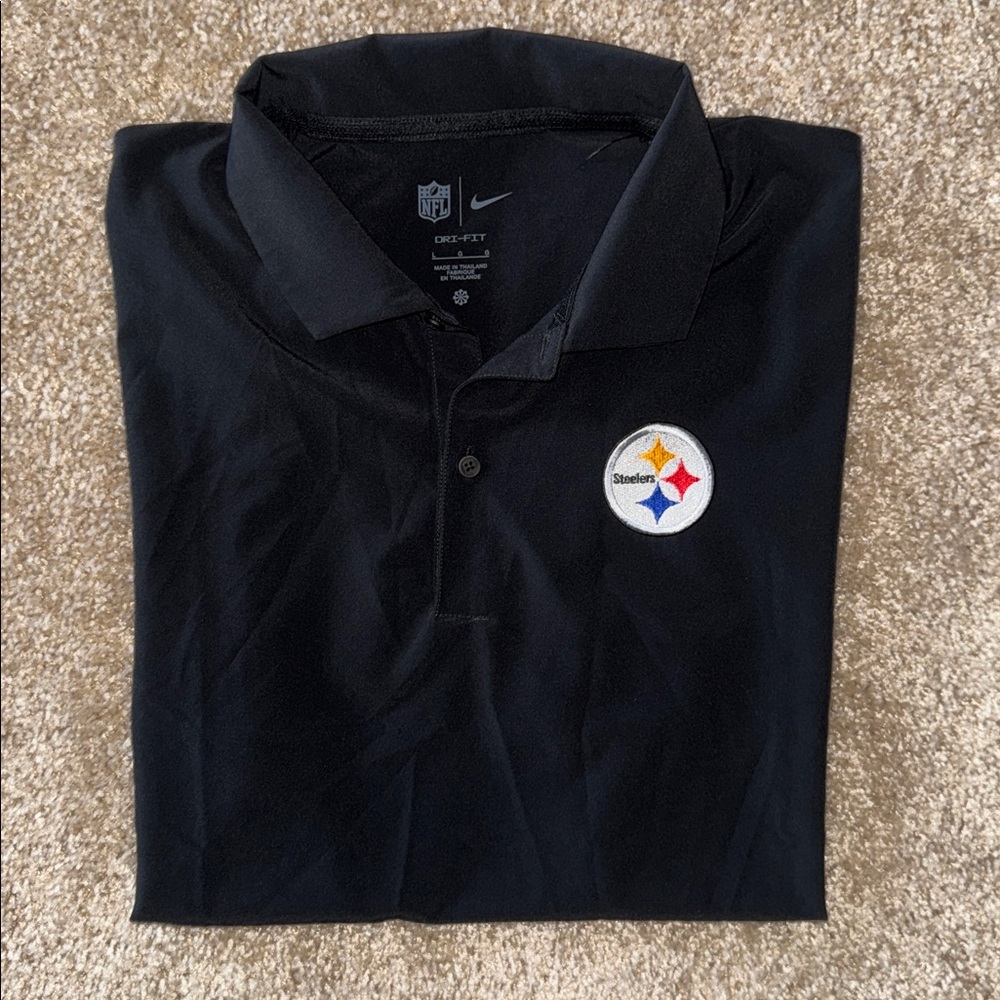 Nike Dry Fit Steelers Short Sleeve Polo